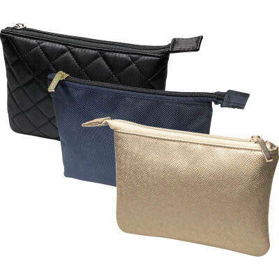 Barton Trading kosmetická taška na zip, modrá, 18,8 × 13,5 cm