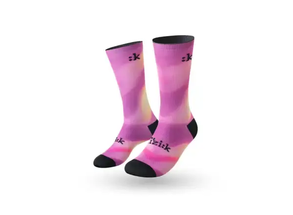 Fizik Faded cyklistické ponožky Purple/Yellow vel. M (40-43)