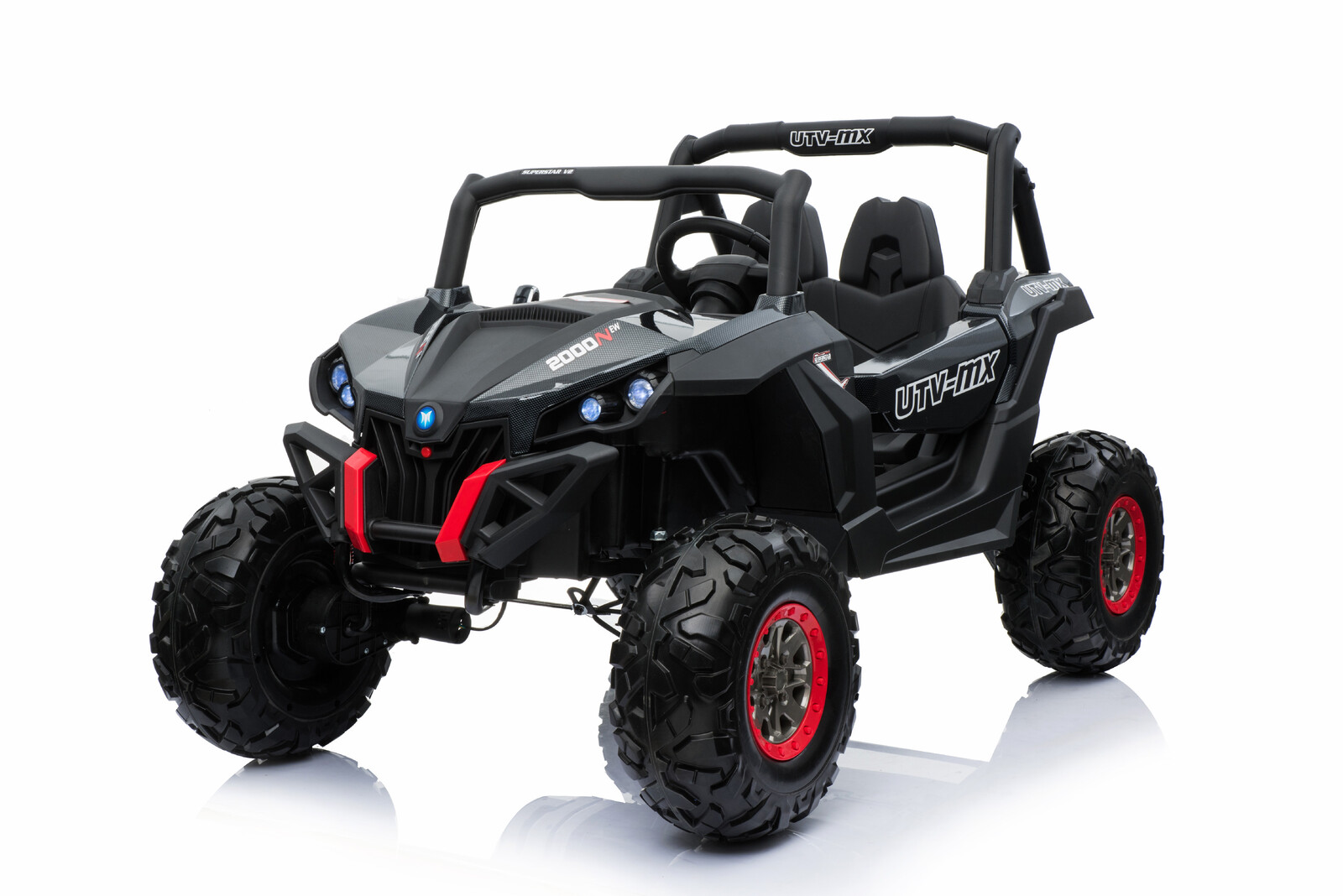 Mamido Mamido Elektrické autíčko Buggy SuperStar 4x4 lakované Black Carbon