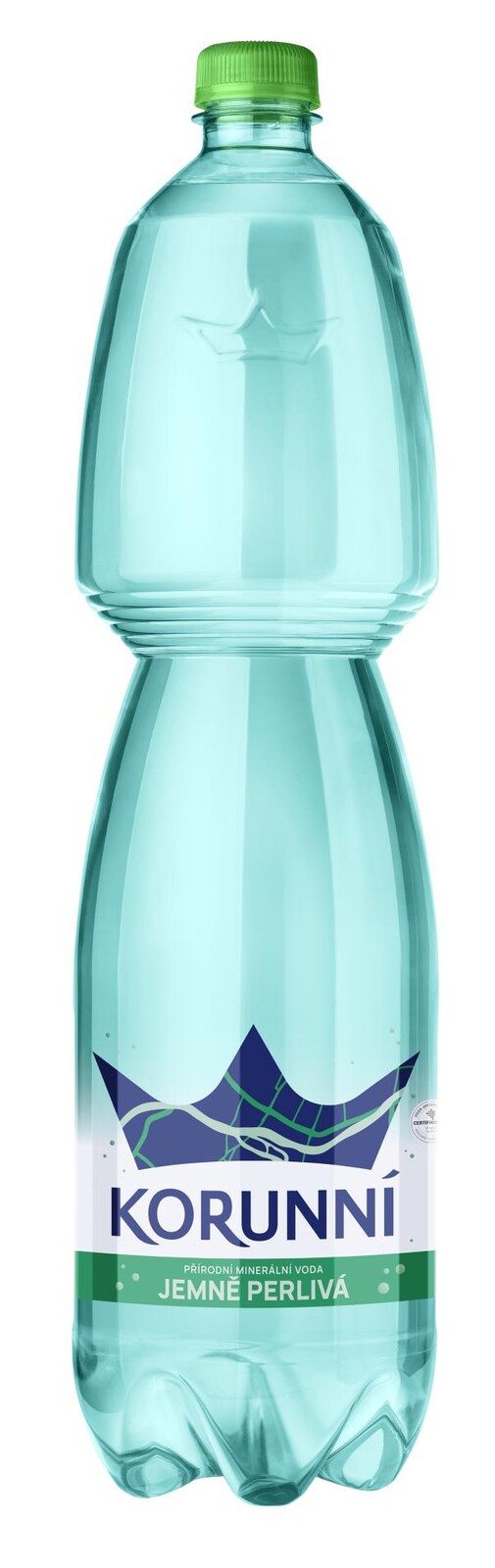 Minerální voda Korunní - jemně perlivá, 6x 1,5 l