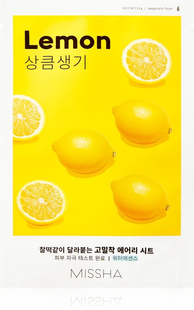 Missha Airy Fit Sheet Mask Lemon