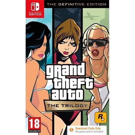 Grand Theft Auto: The Trilogy The Definitive Edition (Code in Box) (Switch)