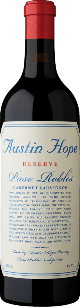 Austin Hope Cabernet Sauvignon Reserve 2020