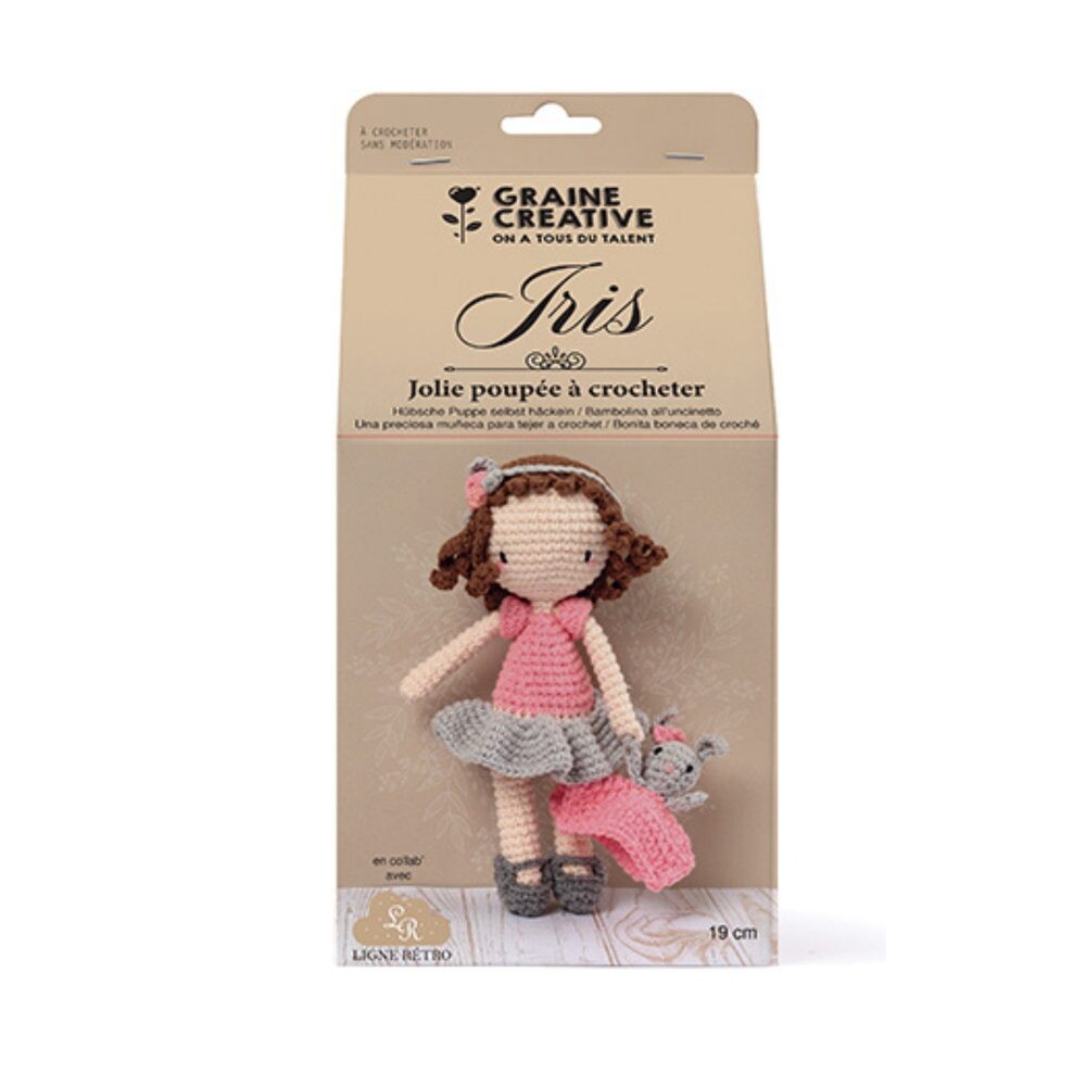 Graine Creative Háčkovací sada panenka Iris - 1 ks