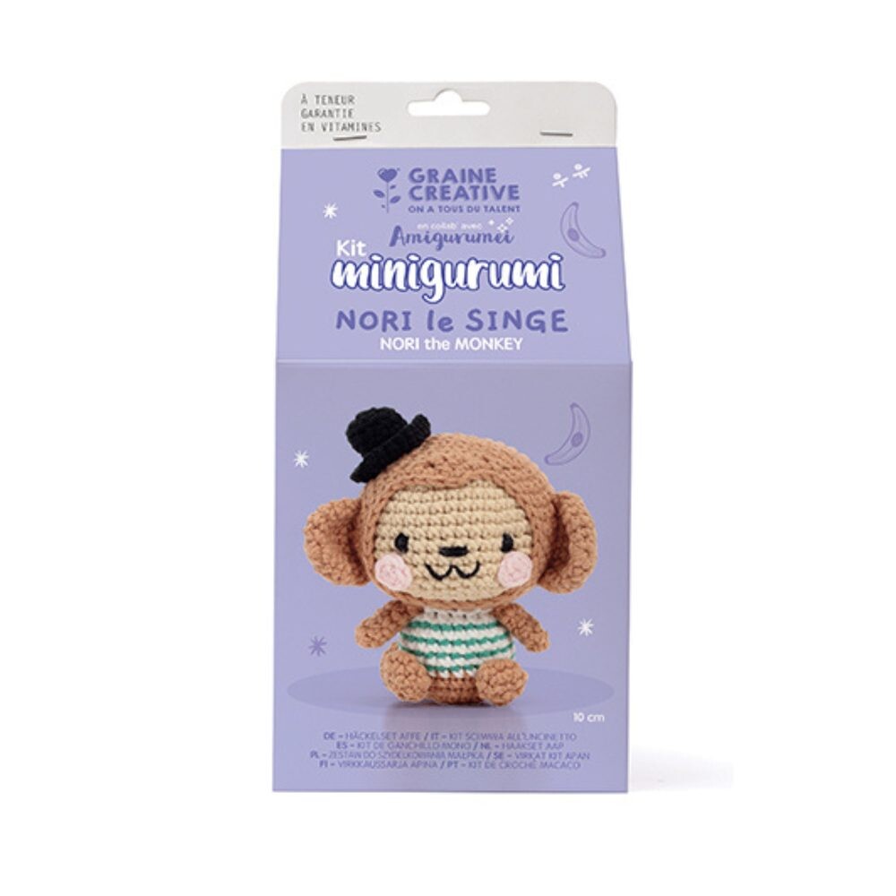 Graine Creative Háčkovací sada opička - 1 ks