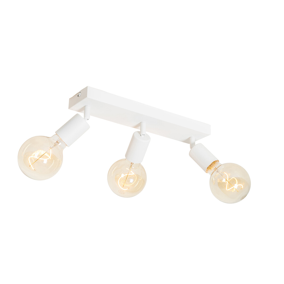 Moderní bodové svítidlo bílé obdélníkové 3-světlo - Facil