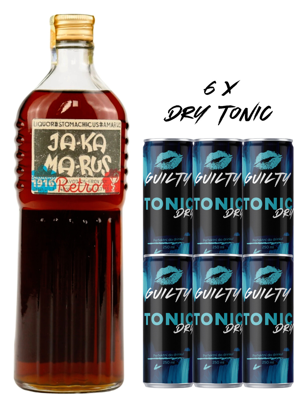 TŌSH Distillery Olomouc JAKAMARUS + 6x GUILTY Tonic DRY