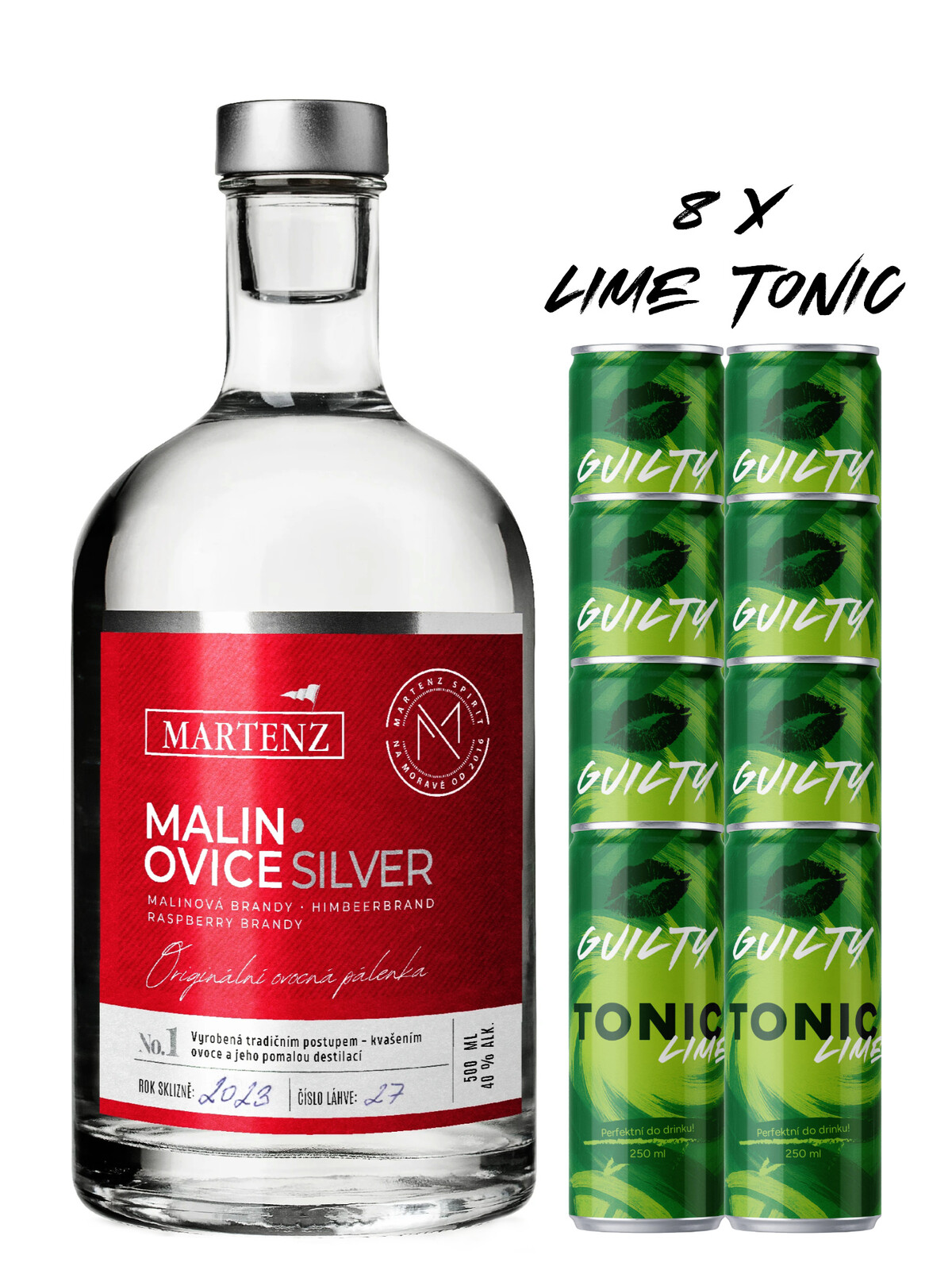 Martenz Malinovice + 8x GUILTY Tonic LIME