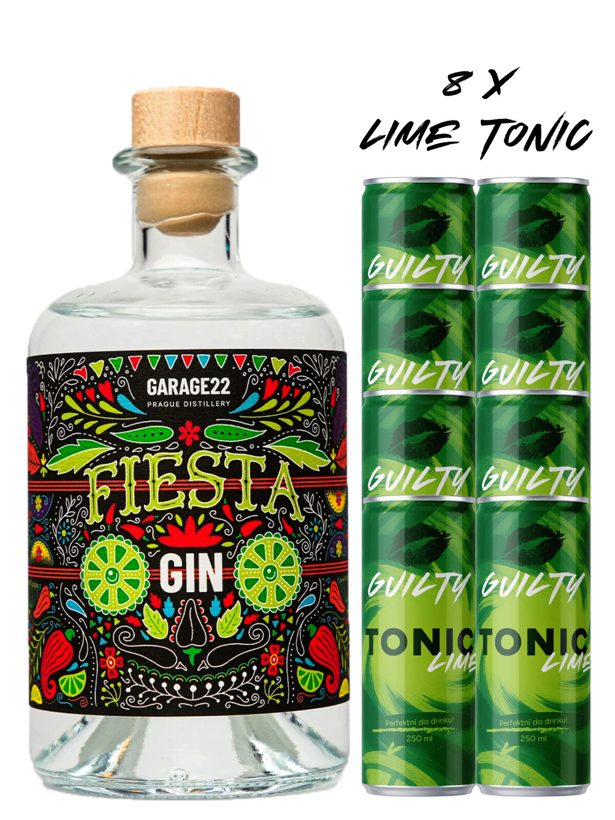 Garage 22 Garage22 Fiesta gin + 8x GUILTY Tonic LIME