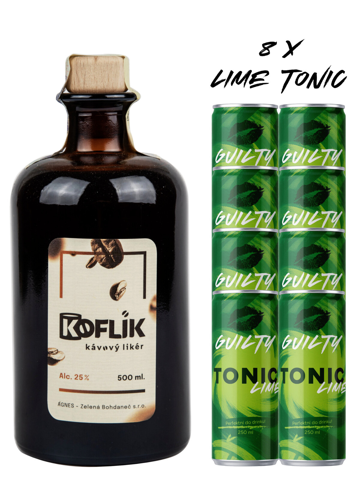 Agnes Zelená Bohdaneč Agnes Koflík + 8x GUILTY Tonic LIME