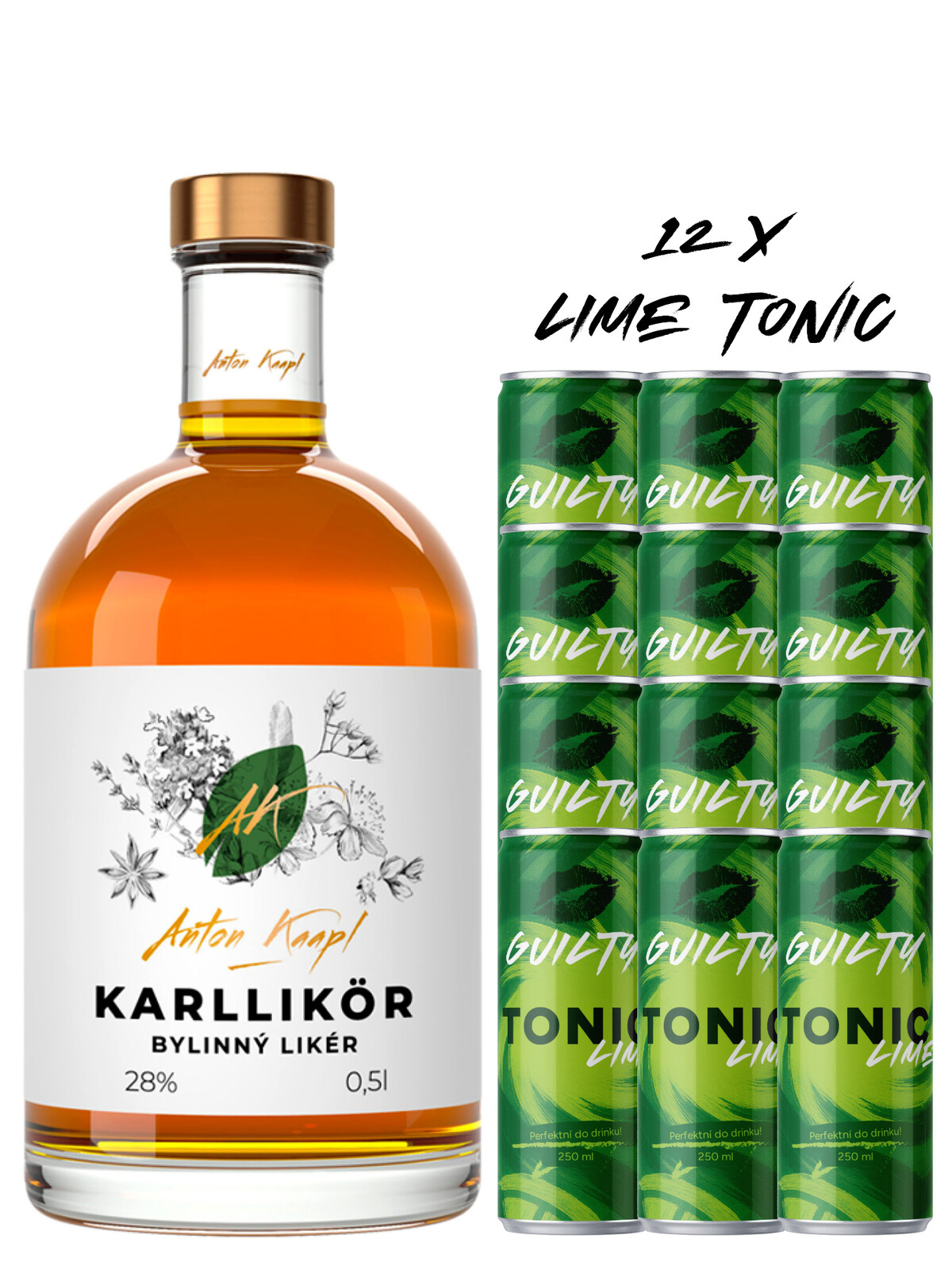 Anton Kaapl Karllikör + 12x GUILTY Tonic LIME