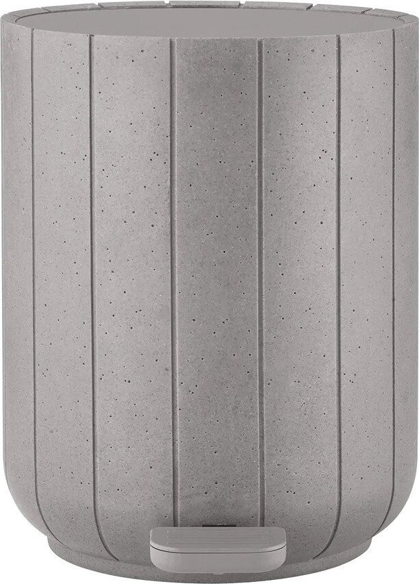 Světle šedý nášlapný odpadkový koš z polyresinu 3 l Kua – Blomus