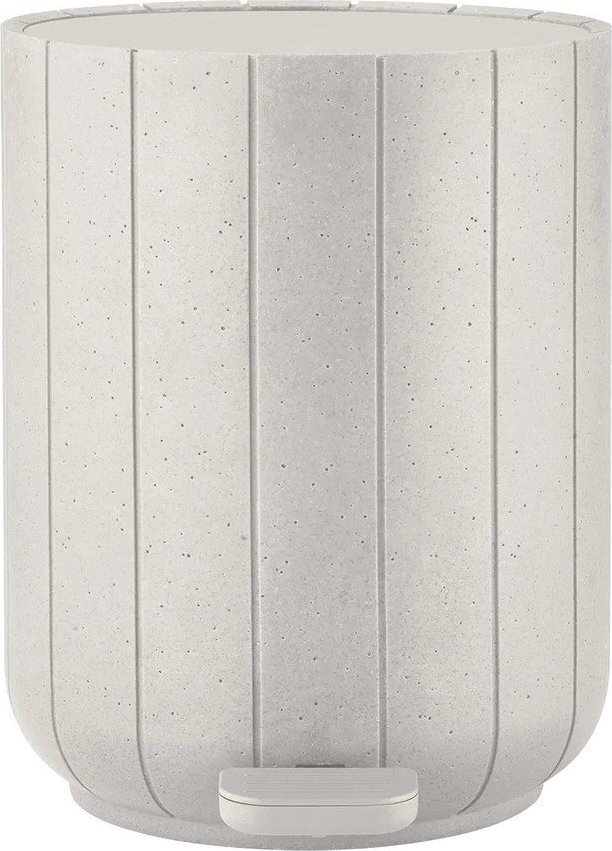 Krémový nášlapný odpadkový koš z polyresinu 3 l Kua – Blomus