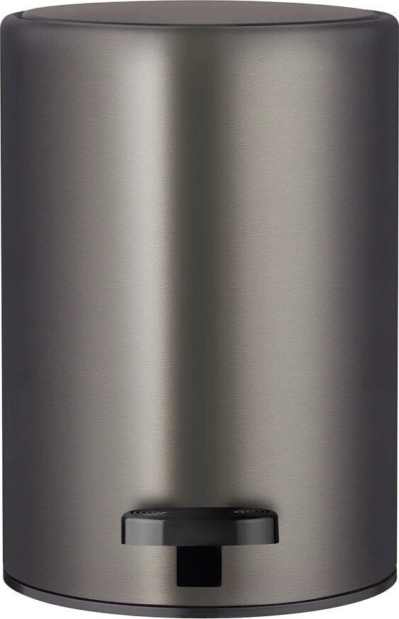 Tmavě šedý nášlapný ocelový odpadkový koš 3 l Modo – Blomus