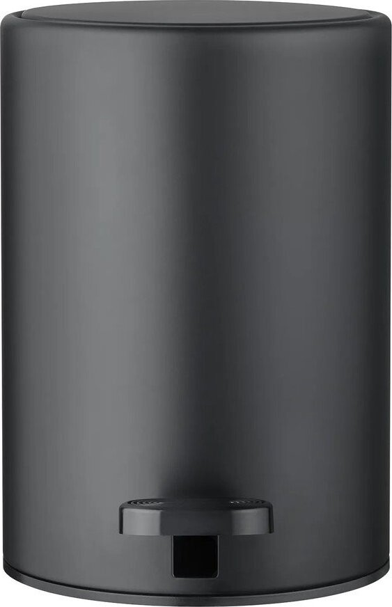 Matně černý nášlapný ocelový odpadkový koš 3 l Modo – Blomus
