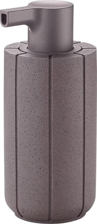 Tmavě šedý dávkovač mýdla z polyresinu 300 ml Kua – Blomus