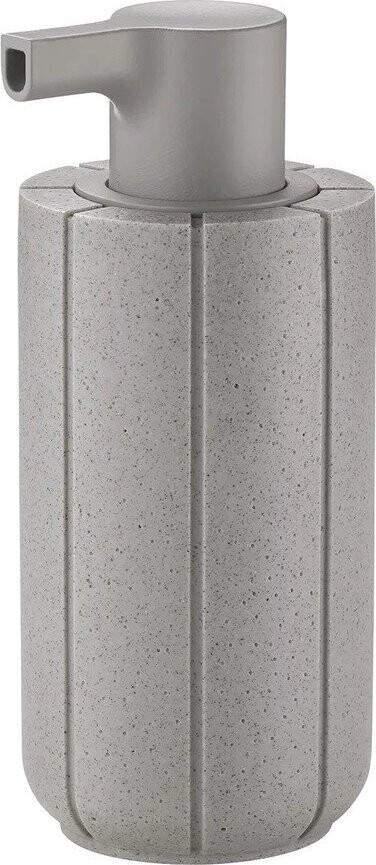 Světle šedý dávkovač mýdla z polyresinu 300 ml Kua – Blomus