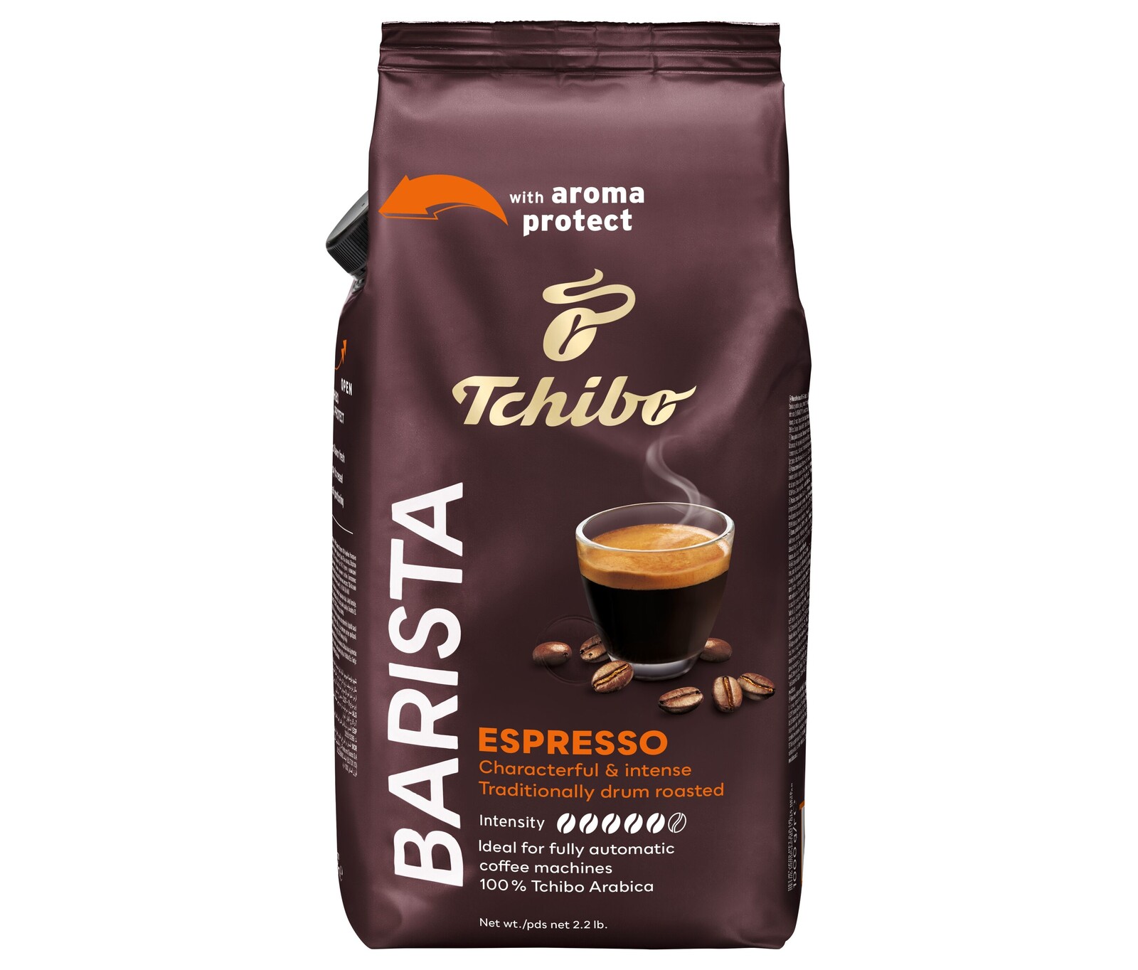 Tchibo - Barista Espresso – 1x 1 kg zrnkové kávy - Intenzita: 5/6