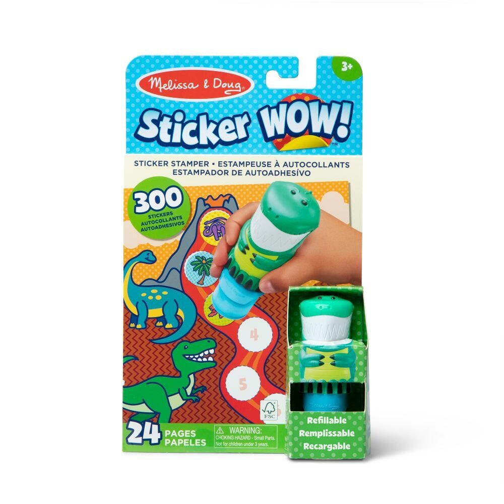 Melissa & Doug Sticker WOW! - Samolepky dinosauři