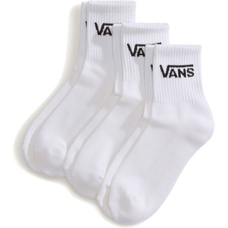 Ponožky Vans Classic Half Crew 3-Pack - Bílá - Xl