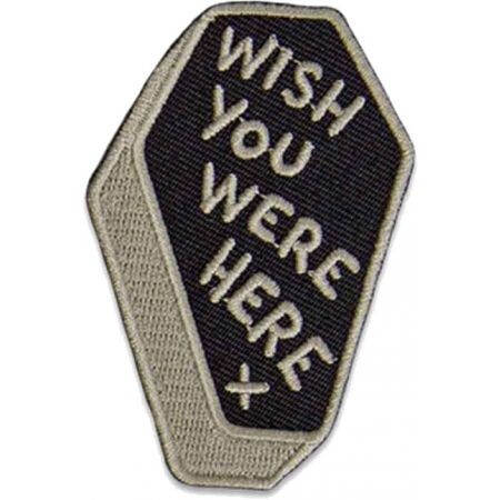 Nášivka The Dudes Wish You Where Here Pa - Černá - Univerzální