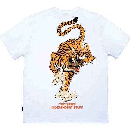 Triko The Dudes Tiger Bear Classic Premi - Bílá - L