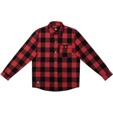 Košile The Dudes Los Dudes Chuck Flannel - Červená - L