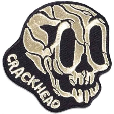 Nášivka The Dudes Crackhead Patch - Černá - Univerzální