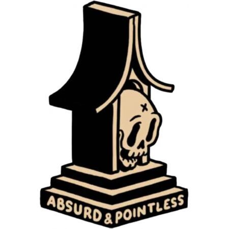 Nášivka The Dudes Pointless Patch - Černá - Univerzální