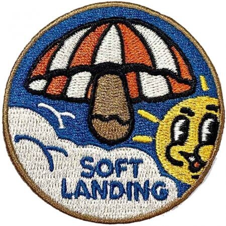 Nášivka The Dudes Soft Landing Patch - Oranžová - Univerzální
