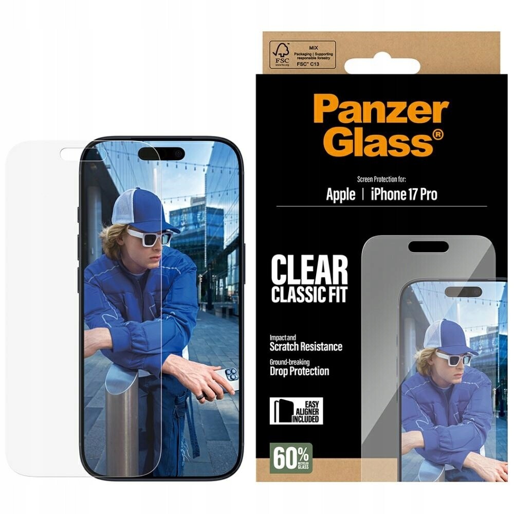 PanzerGlass Fit EasyAligner tvrzené sklo Aplikátor pro iPhone 17 Pro