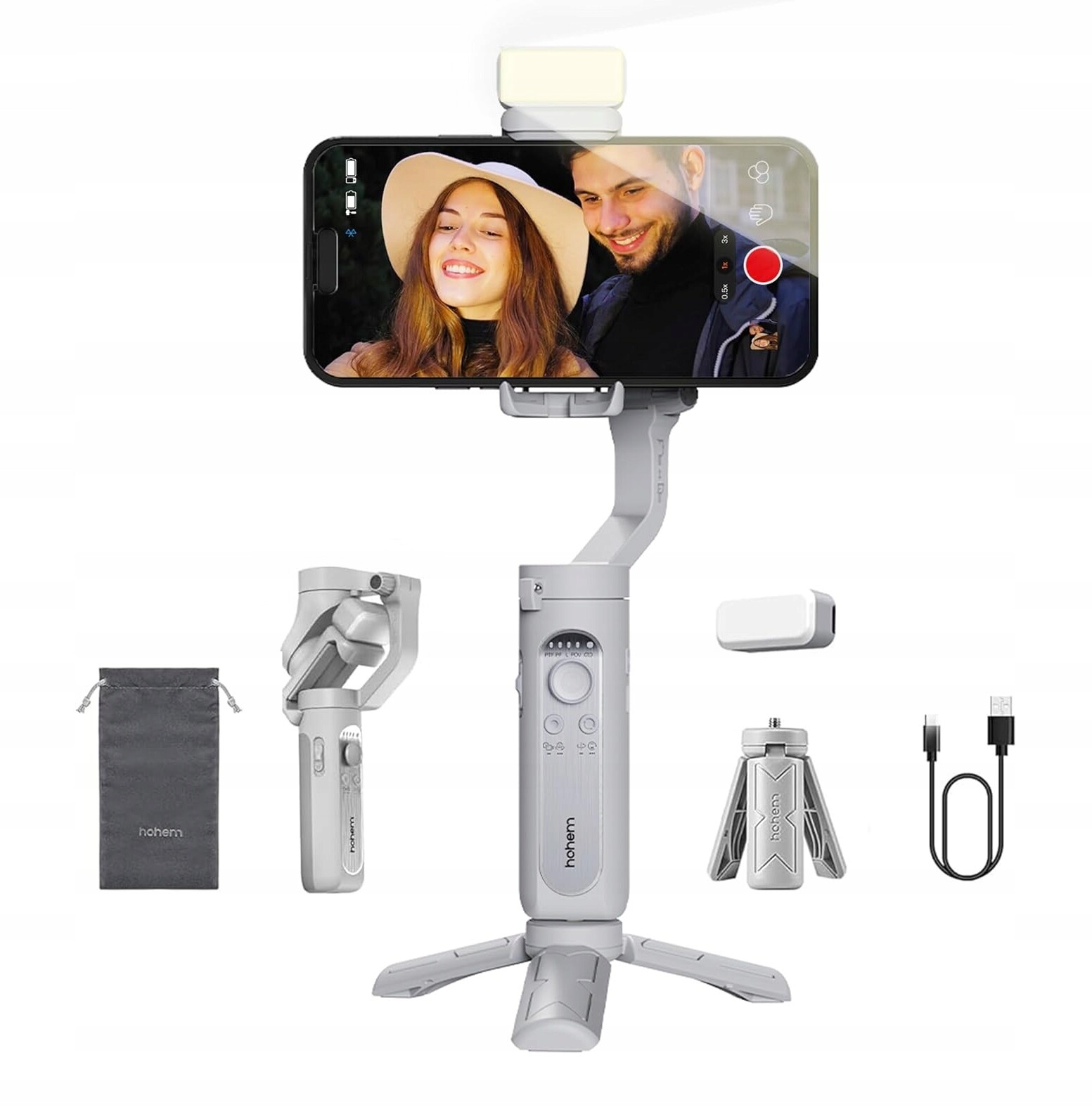 Hohem iSteady Xe Kit stabilizátor pro chytrý telefon, 3osý gimbal pro telefon