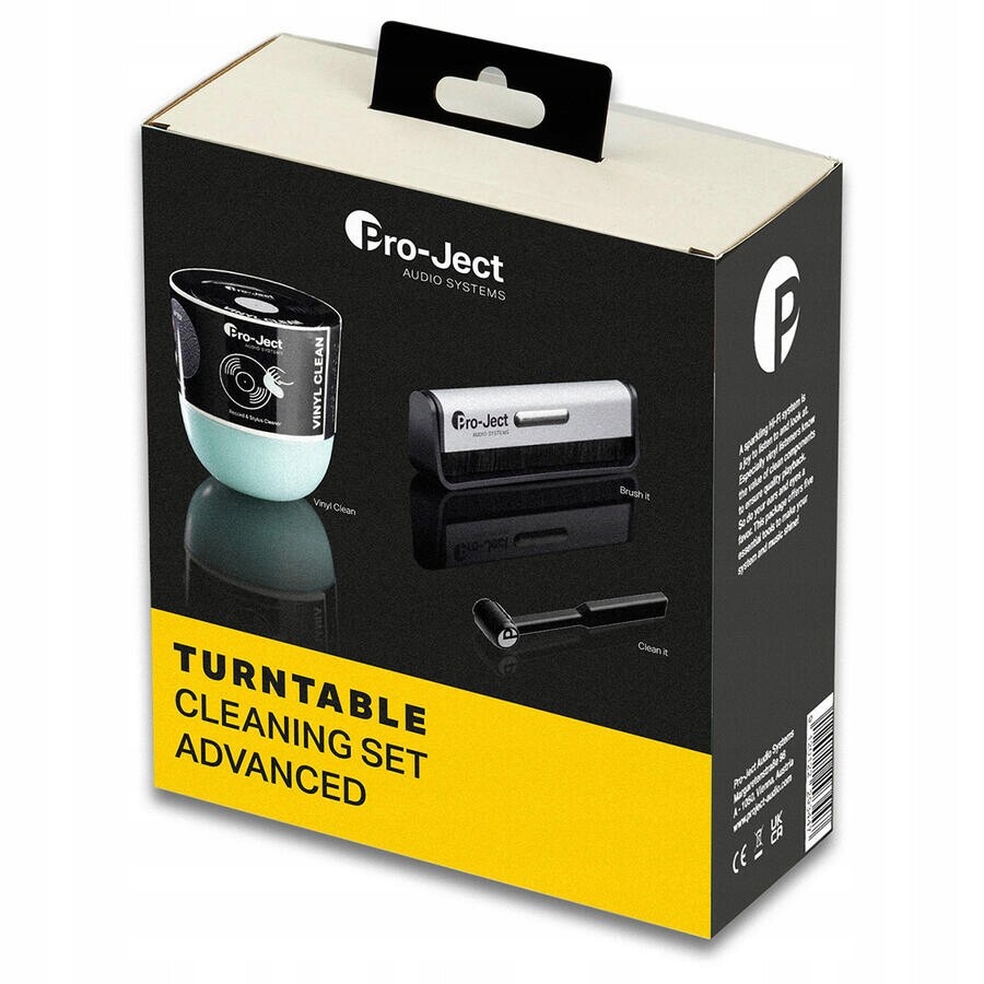 Čisticí sada Pro-Ject Advanced Čištění vinylu Kartáčování Vyčištění