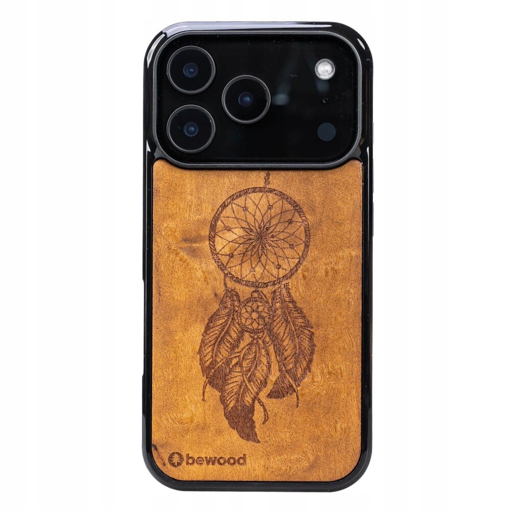 Dřevěný Pouzdro Bewood pro iPhone 17 Pro Lapač Snů Imbuia