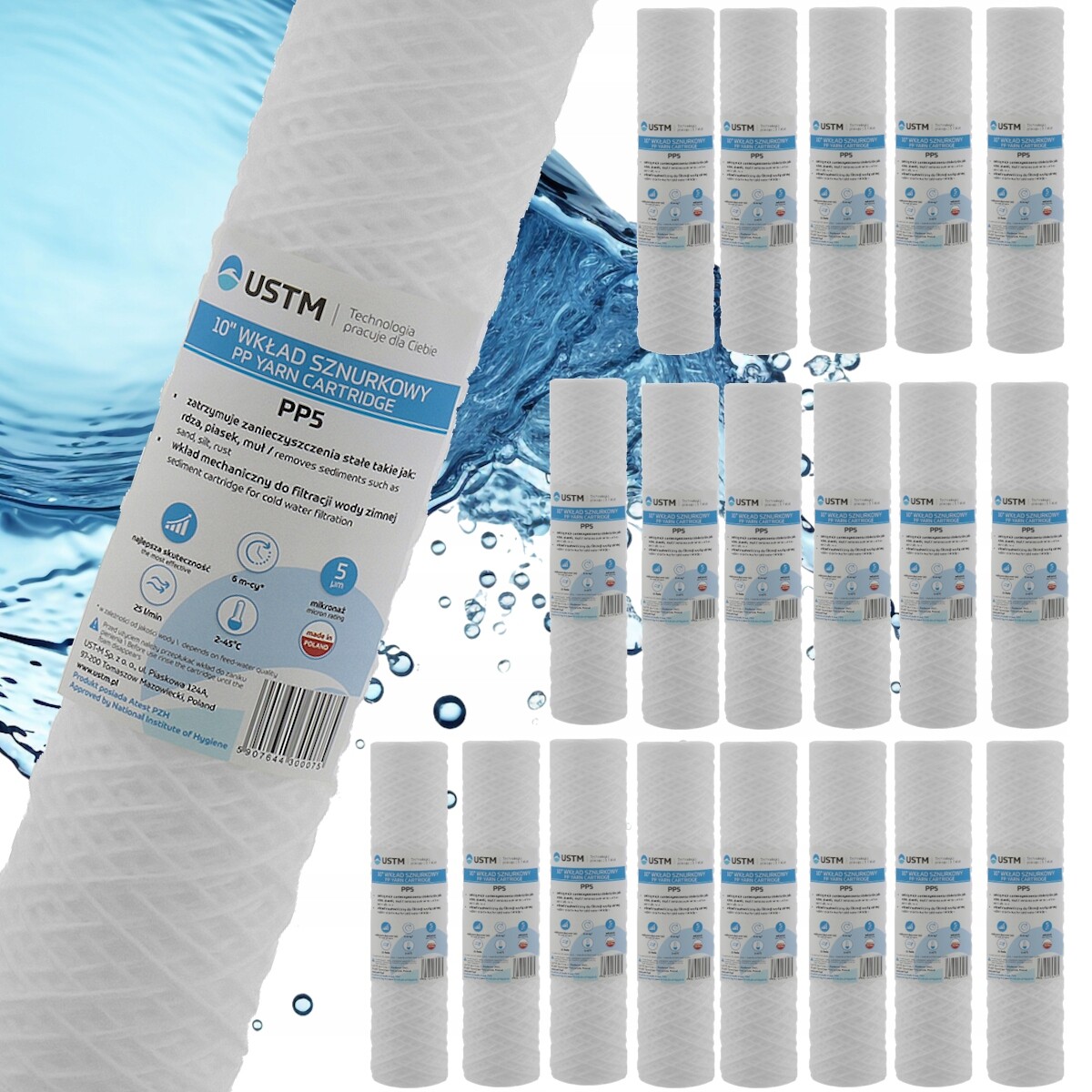 Vložka do vodního filtru provázková filtrační vložka 10