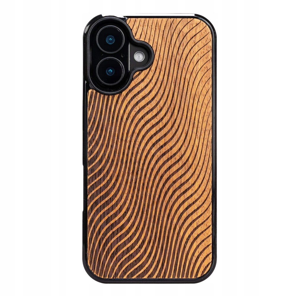 Dřevěný Pouzdro Bewood pro iPhone 17 Waves Merbau