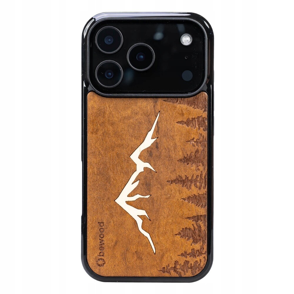 Dřevěný Pouzdro Bewood pro iPhone 17 Pro Mountains Imbuia