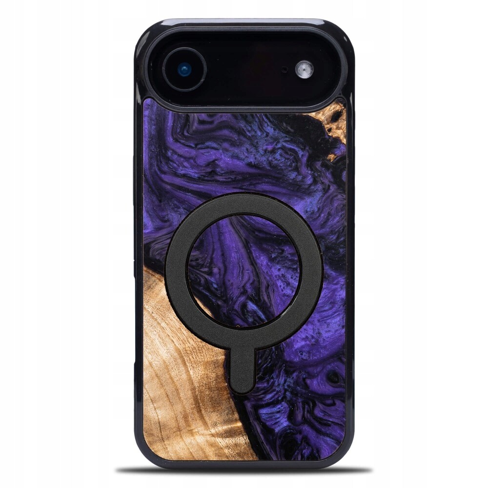 Pouzdro Bewood Unique pro iPhone 17 Air fialové s MagSafe