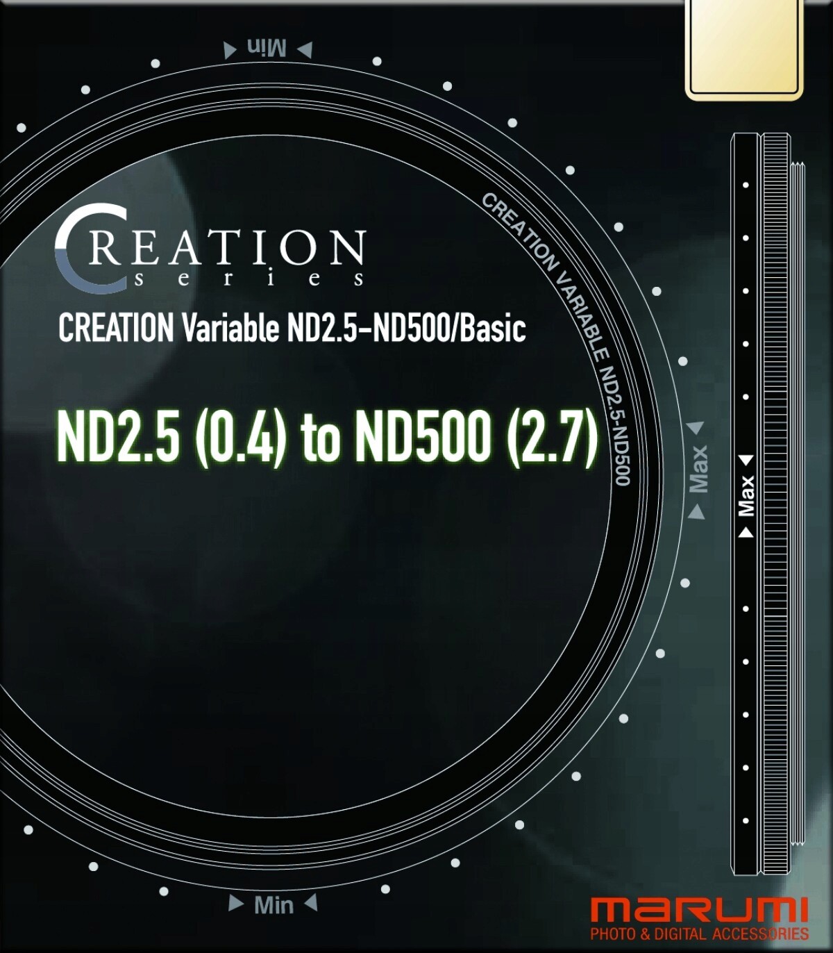 Marumi Šedý Filtr Creation Vari-ND 2,5-500 67mm