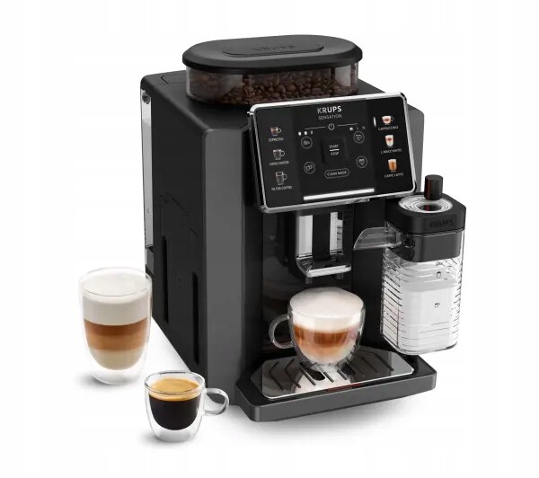 Krups EA912HF0 1450 W automatický automatický kávovar , černý