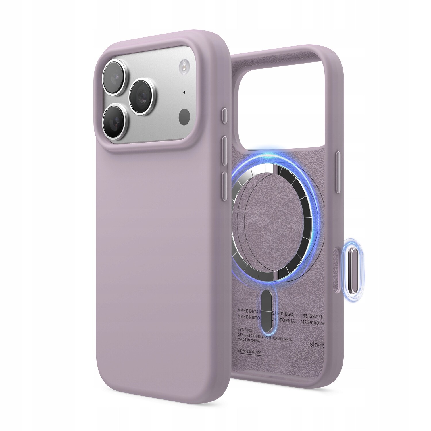 Silikonové Pouzdro s MagSafe Elago pro iPhone 17 Pro Soft Purple