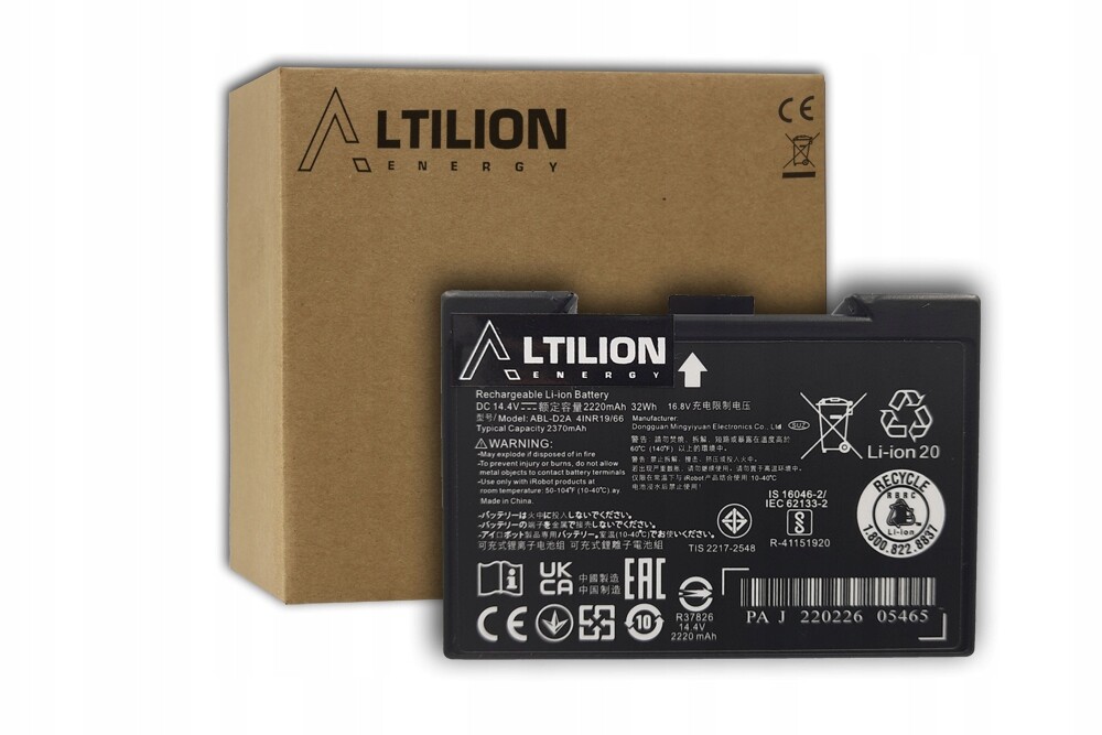 Baterie Akumulátor ABL-D2 ABL-D2A pro Roomba i3 i4 i5 i6 i7 i8 e5 e6