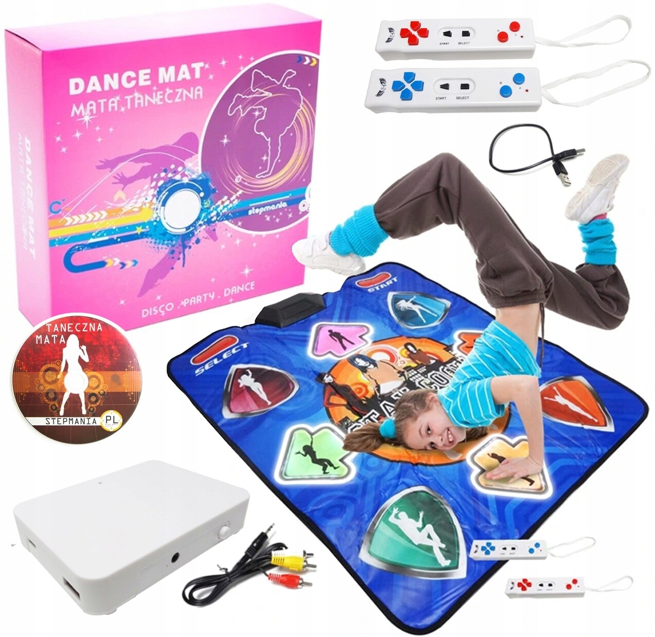 Taneční podložka pro děti Konzole Televizní hra Bezdrátová 32bitová Usb televize