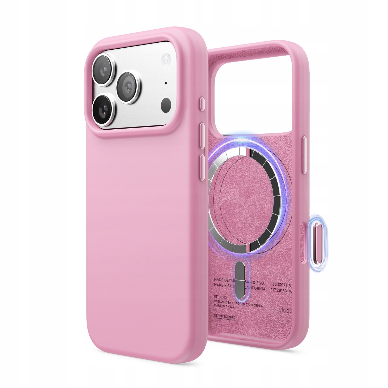 Silikonové Pouzdro Elago pro iPhone 17 Pro s MagSafe Pink