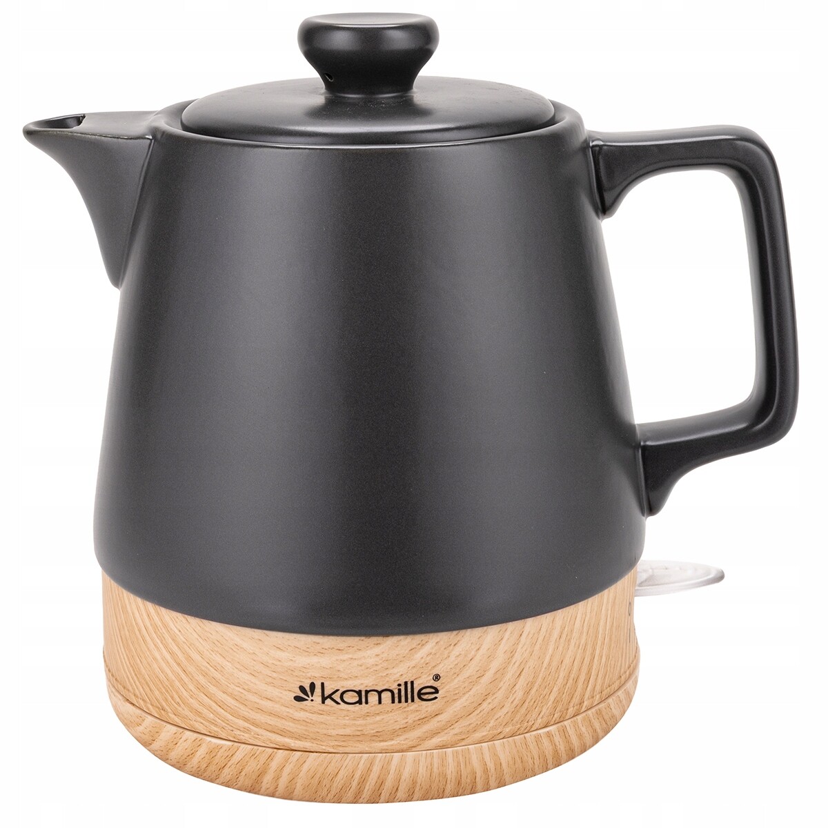 Bezdrátová Keramická Rychlovarná Konvice Kamille 1200 W 1,0 L černá