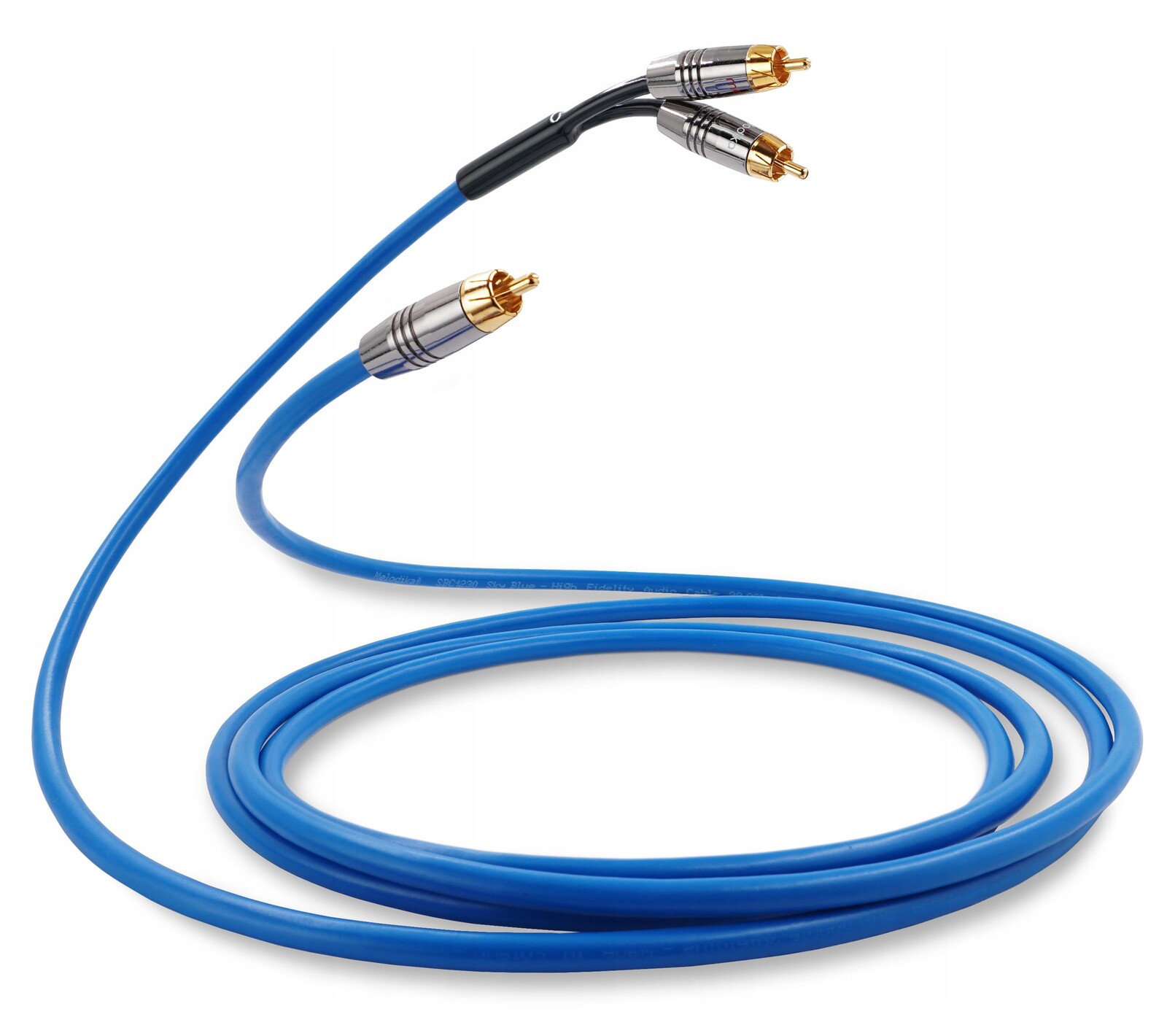 Melodika SBSWY40 Rca Sub Y (4.0 m) 1x Rca 2x Rca Subwoofer Sky Blue