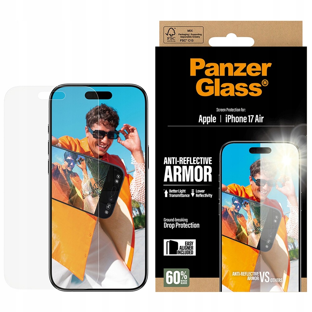 Tvrzené sklo pro Apple iPhone Air, na displej, ochranné, PanzerGlass