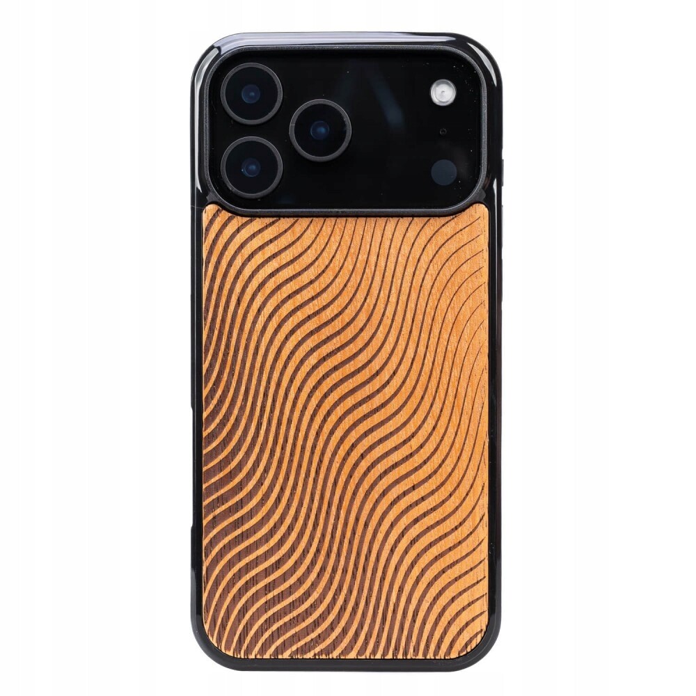 Dřevěný Pouzdro Bewood pro iPhone 17 Pro Max Waves Merbau