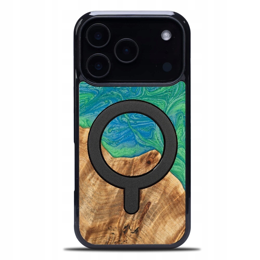 Pouzdro Bewood Unikátní pro iPhone 17 Pro Neonové Tokio s MagSafe
