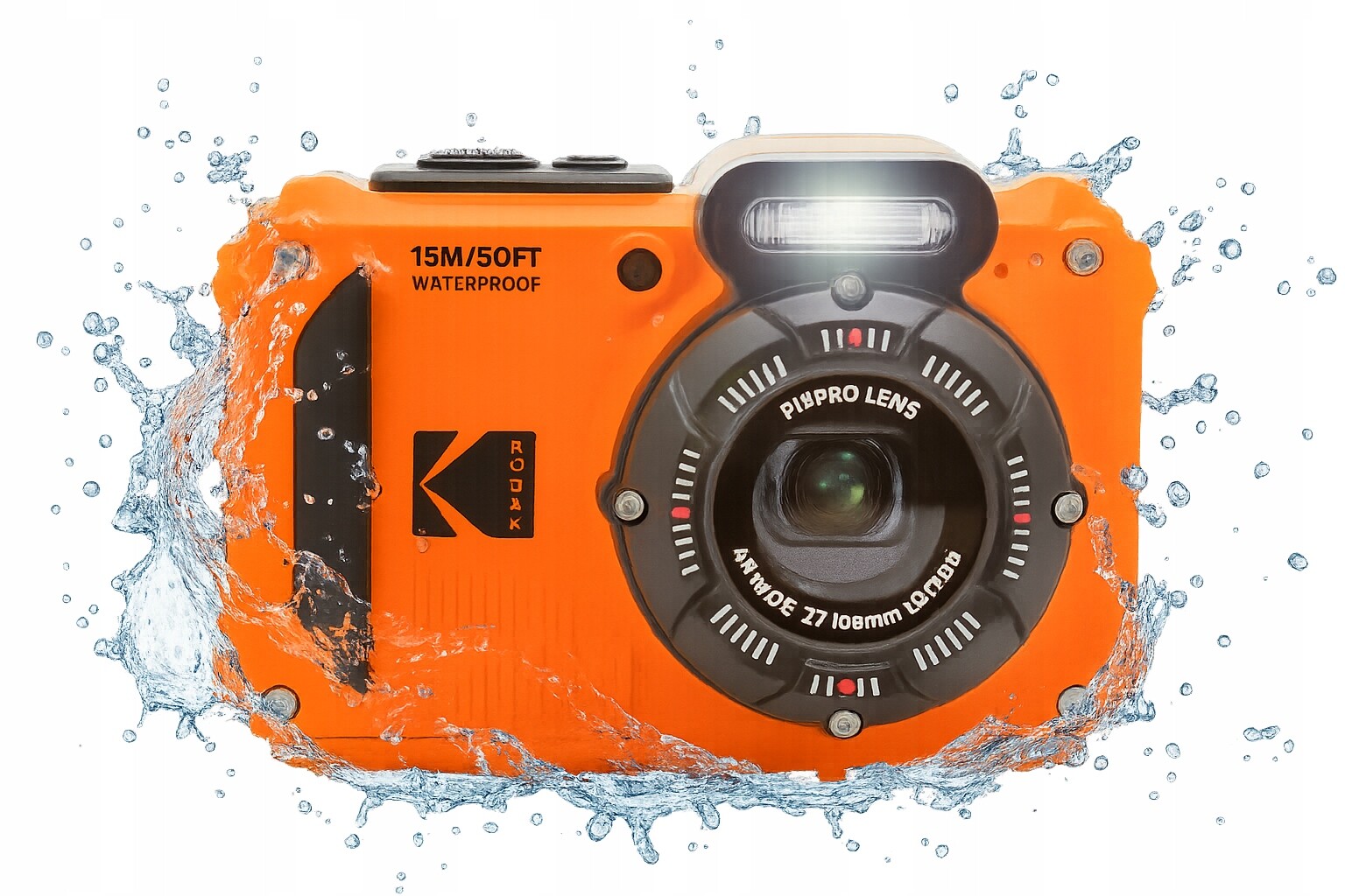 Podvodní fotoaparát Kodak WPZ2 Vodotěsný 15M 16MP 1080p 4 Zoom Optický WiFi